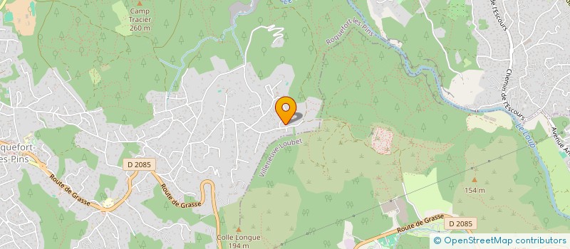 localisation de l'entreprise MONSIEUR JEAN LOUIS PARIS  ROQUEFORT-LES-PINS