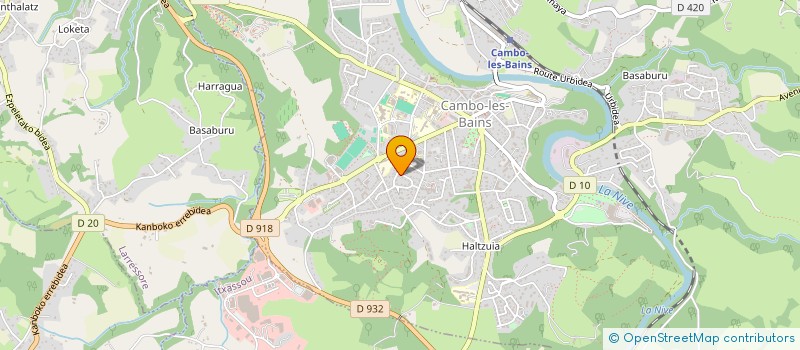 localisation de l'entreprise MONSIEUR JEAN-LOUIS PARIZET à CAMBO-LES-BAINS