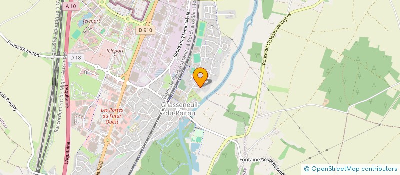 localisation de l'entreprise MONSIEUR JEAN-LOUIS PARNAUDEAU  CHASSENEUIL-DU-POITOU