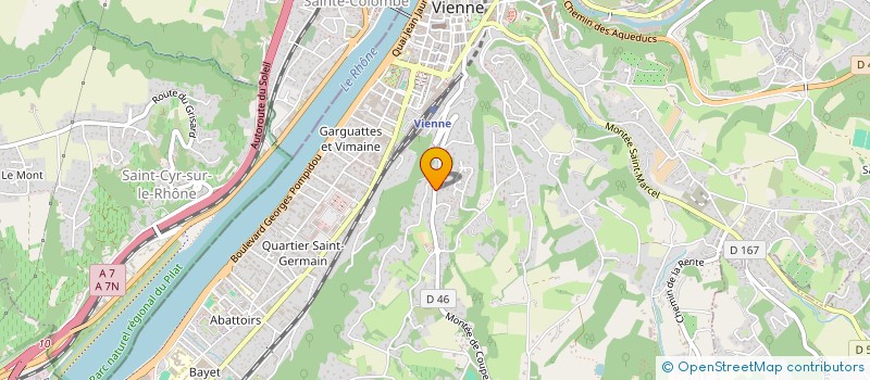 localisation de l'entreprise MONSIEUR JEAN-LOUIS PASQUIER à VIENNE