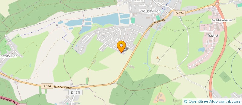 localisation de l'entreprise MONSIEUR JEAN-LOUIS PAUL  WOUSTVILLER