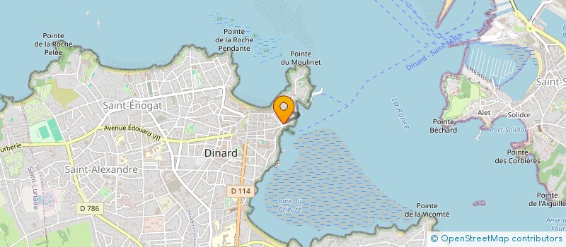 localisation de l'entreprise MONSIEUR JEAN-LOUIS-PAUL BOR  DINARD