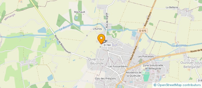 localisation de l'entreprise MONSIEUR JEAN LOUIS PAUPARDIN à QUIERS-SUR-BEZONDE