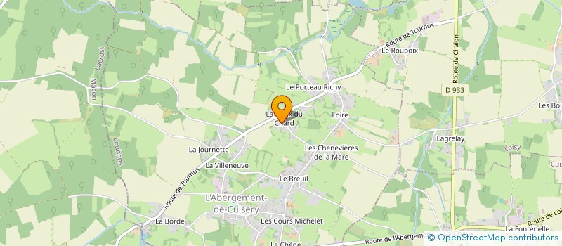 localisation de l'entreprise MONSIEUR JEAN-LOUIS PAUTET  L'ABERGEMENT-DE-CUISERY