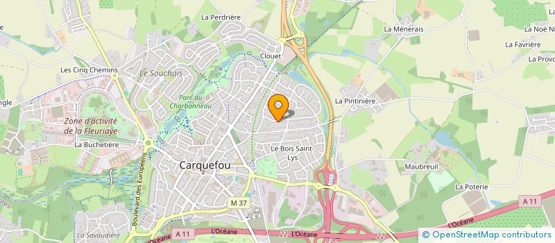 localisation de l'entreprise MONSIEUR JEAN-LOUIS PELLERIN  CARQUEFOU