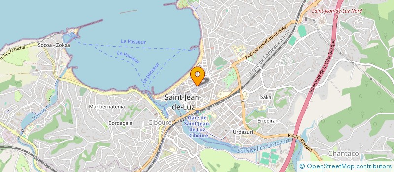 localisation de l'entreprise MONSIEUR JEAN-LOUIS PEPEDER  SAINT-JEAN-DE-LUZ