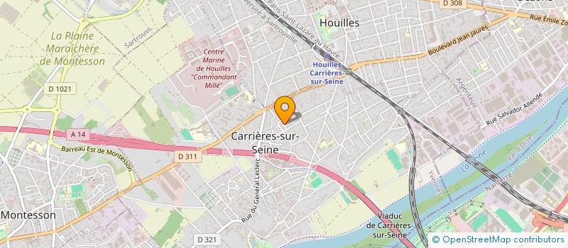 localisation de l'entreprise MONSIEUR JEAN-LOUIS PEPIN  CARRIERES-SUR-SEINE