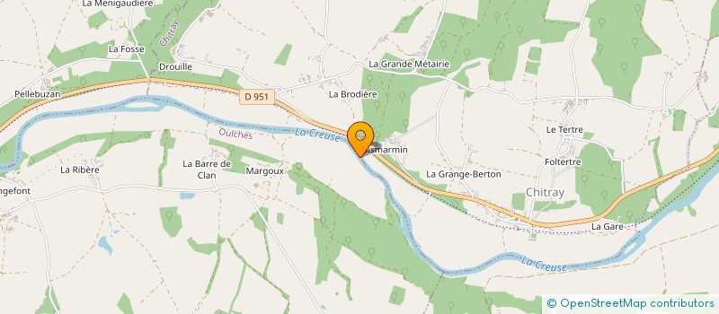 localisation de l'entreprise MONSIEUR JEAN-LOUIS PERRAGUIN à NURET-LE-FERRON