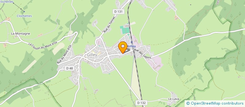 localisation de l'entreprise MONSIEUR JEAN-LOUIS PERRIN  GILLEY