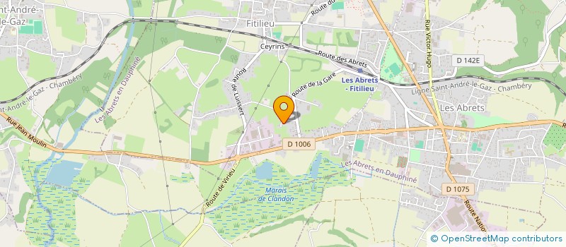 localisation de l'entreprise MONSIEUR JEAN-LOUIS PICHON-MARTIN à LES ABRETS-EN-DAUPHINE