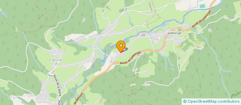 localisation de l'entreprise MONSIEUR JEAN-LOUIS PIERRAT  LE SYNDICAT