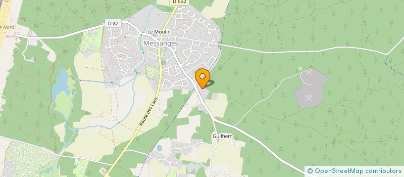 localisation de l'entreprise MONSIEUR JEAN-LOUIS PINAQUY  MESSANGES