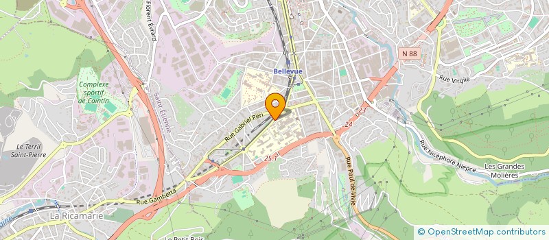 localisation de l'entreprise MONSIEUR JEAN-LOUIS POIZAT  SAINT-JUST-SAINT-RAMBERT