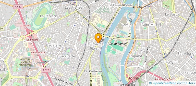 localisation de l'entreprise MONSIEUR JEAN-LOUIS PONSARD à TOULOUSE