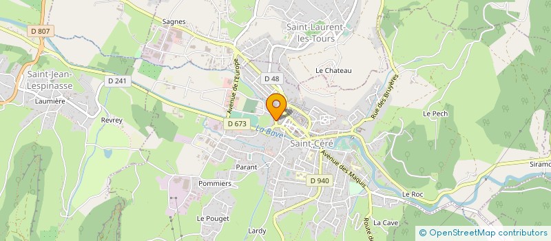 localisation de l'entreprise MONSIEUR JEAN LOUIS PONTY  SAINT-LAURENT-LES-TOURS