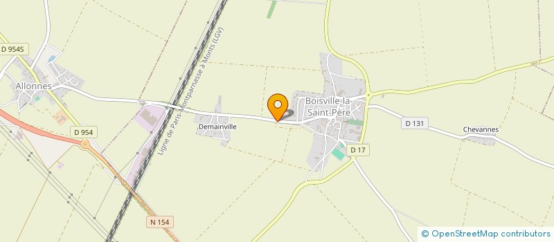localisation de l'entreprise MONSIEUR JEAN LOUIS POTIRON à BOISVILLE-LA-SAINT-PERE