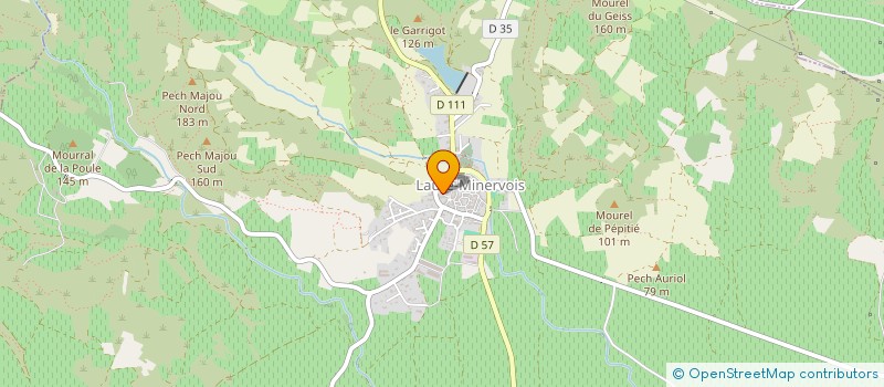 localisation de l'entreprise MONSIEUR JEAN-LOUIS POUDOU  LAURE-MINERVOIS