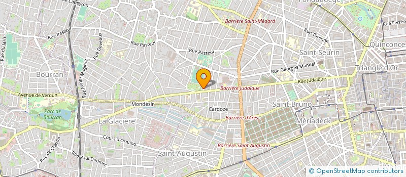 localisation de l'entreprise MONSIEUR JEAN-LOUIS POUGET  BORDEAUX