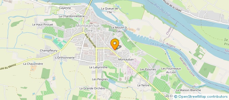 localisation de l'entreprise MONSIEUR JEAN-LOUIS POUPLARD  MAUGES-SUR-LOIRE