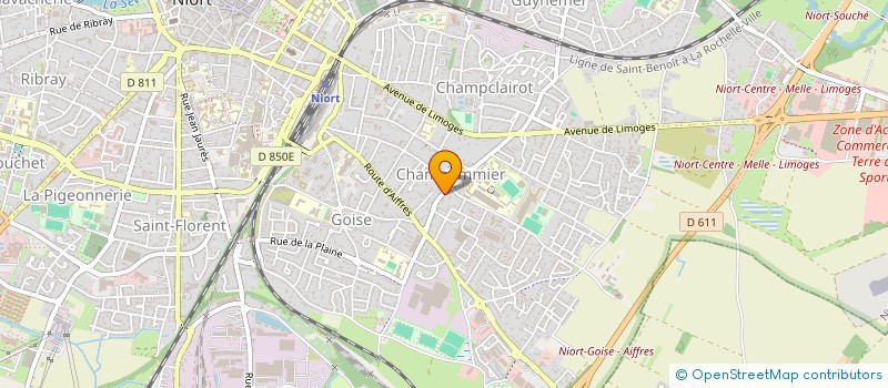 localisation de l'entreprise MONSIEUR JEAN LOUIS PRADAUT à NIORT