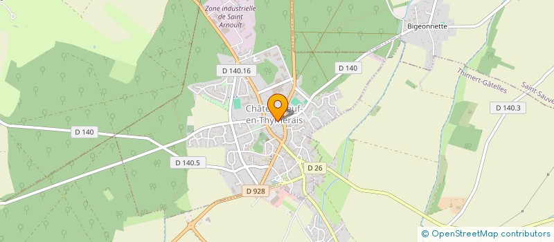 localisation de l'entreprise MONSIEUR JEAN-LOUIS PUVILLAND à CHATEAUNEUF-EN-THYMERAIS