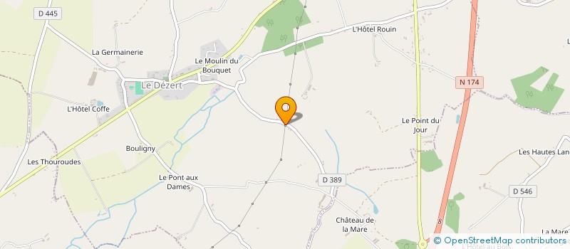 localisation de l'entreprise MONSIEUR JEAN-LOUIS QUESNEL  SAINT-JEAN-DE-DAYE