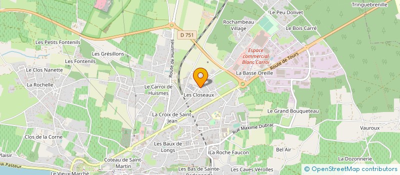 localisation de l'entreprise MONSIEUR JEAN-LOUIS RAFFAULT  CHINON