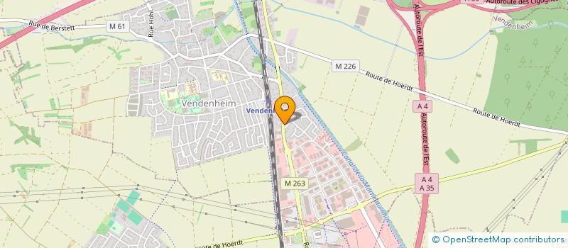 localisation de l'entreprise MONSIEUR JEAN LOUIS RAMBUR  VENDENHEIM