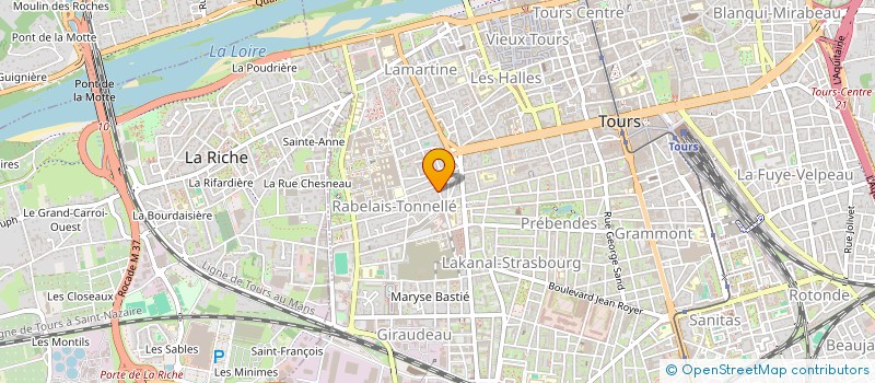 localisation de l'entreprise MONSIEUR JEAN-LOUIS RAMEIX à TOURS