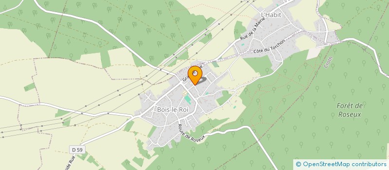 localisation de l'entreprise MONSIEUR JEAN-LOUIS RAULET  BOIS-LE-ROI