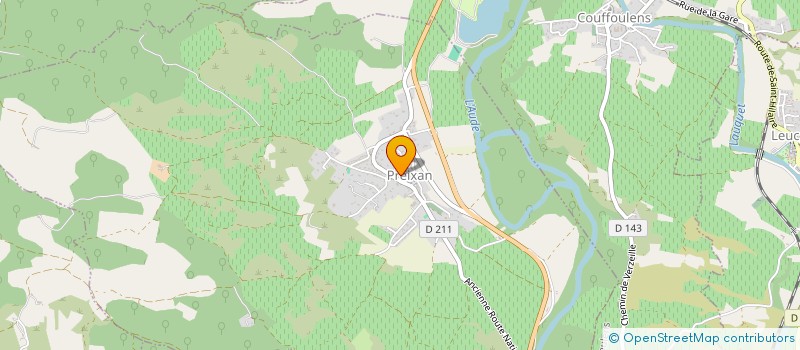 localisation de l'entreprise MONSIEUR JEAN-LOUIS RAZAT à PREIXAN