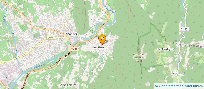 localisation de l'entreprise MONSIEUR JEAN-LOUIS RE  NYONS