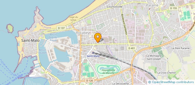 localisation de l'entreprise MONSIEUR JEAN-LOUIS REBUFFET  SAINT-MALO