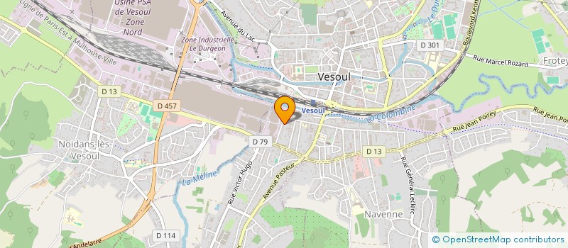 localisation de l'entreprise MONSIEUR JEAN-LOUIS REDOUTEZ à VESOUL