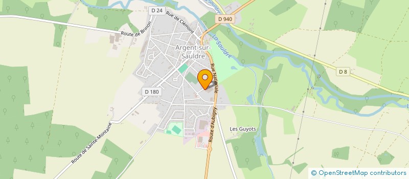 localisation de l'entreprise MONSIEUR JEAN-LOUIS RENAULT  ARGENT-SUR-SAULDRE