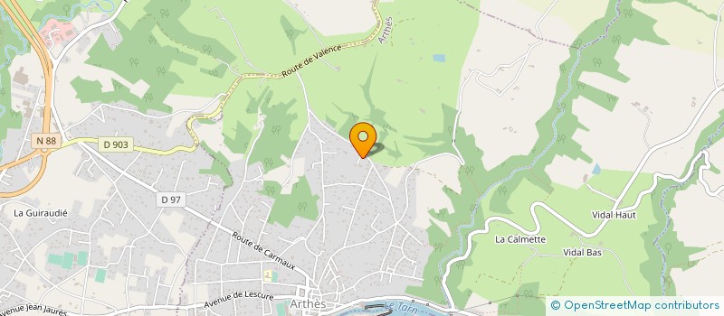 localisation de l'entreprise MONSIEUR JEAN-LOUIS REVELLAT à ARTHES