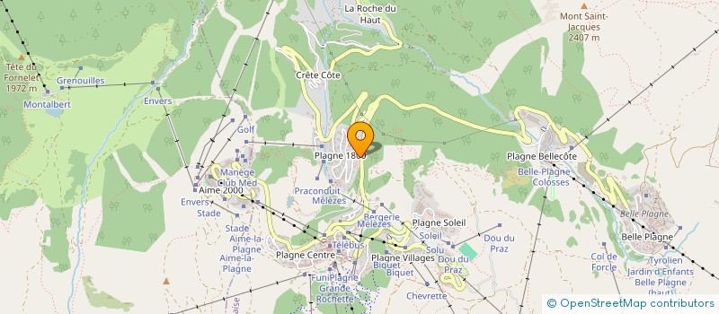 localisation de l'entreprise MONSIEUR JEAN-LOUIS REVET  LA PLAGNE TARENTAISE