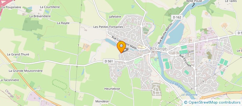 localisation de l'entreprise MONSIEUR JEAN-LOUIS REYNES  CHANGE