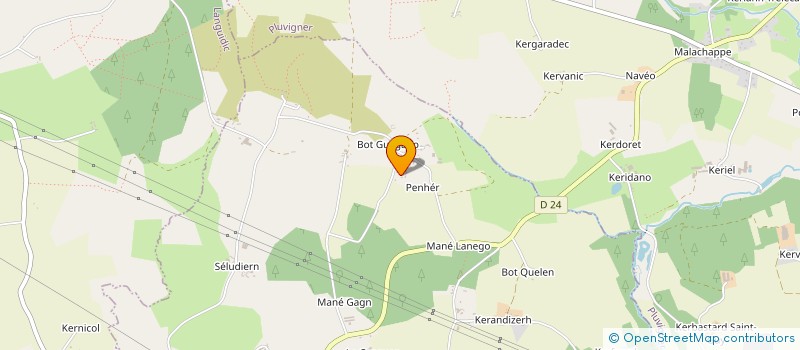 localisation de l'entreprise MONSIEUR JEAN LOUIS RICHARD  LANDEVANT