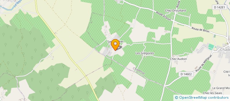 localisation de l'entreprise MONSIEUR JEAN LOUIS RIGAL  CHADENAC