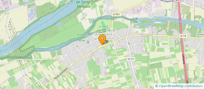 localisation de l'entreprise MONSIEUR JEAN-LOUIS RIGUET à SAINT-HILAIRE-SAINT-MESMIN