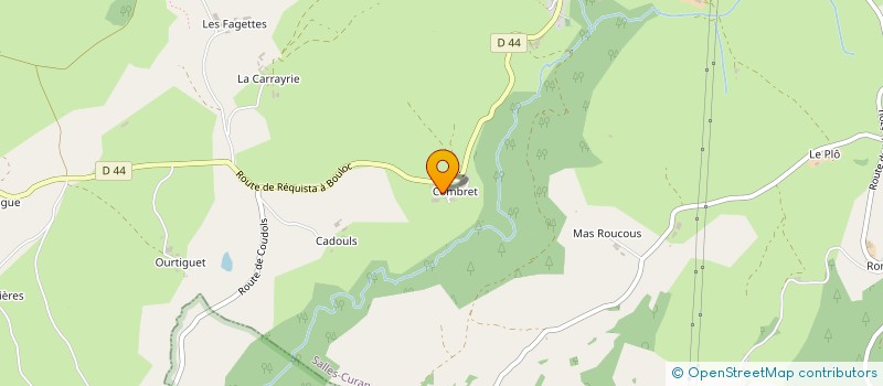 localisation de l'entreprise MONSIEUR JEAN-LOUIS ROBERT  SALLES-CURAN