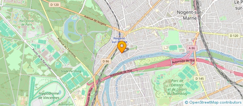 localisation de l'entreprise MONSIEUR JEAN LOUIS ROCHETTE  NOGENT-SUR-MARNE