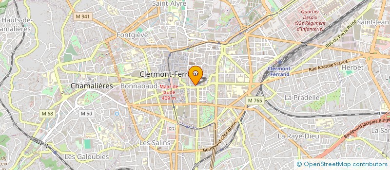 localisation de l'entreprise MONSIEUR JEAN-LOUIS RODARY  CLERMONT-FERRAND