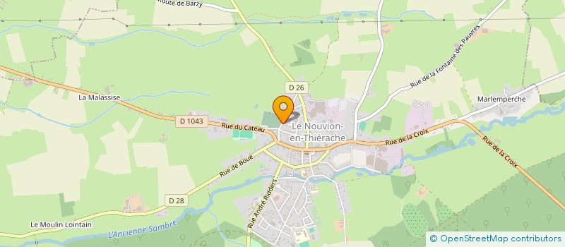 localisation de l'entreprise MONSIEUR JEAN-LOUIS ROLLION  LE NOUVION-EN-THIERACHE