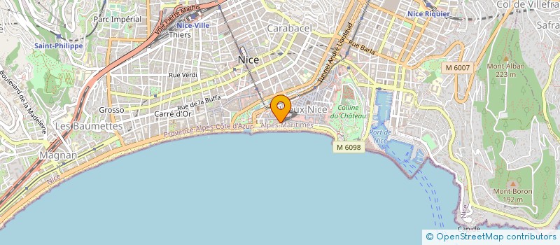 localisation de l'entreprise MONSIEUR JEAN-LOUIS ROQUES à NICE