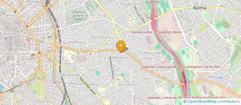 localisation de l'entreprise MONSIEUR JEAN-LOUIS ROQUES à TOULOUSE
