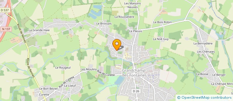 localisation de l'entreprise MONSIEUR JEAN-LOUIS ROTHUREAU  GRANDCHAMP-DES-FONTAINES