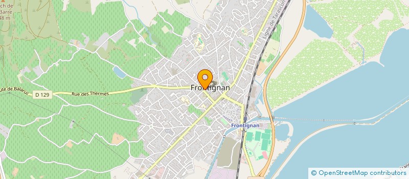 localisation de l'entreprise MONSIEUR JEAN LOUIS ROUANET  FRONTIGNAN