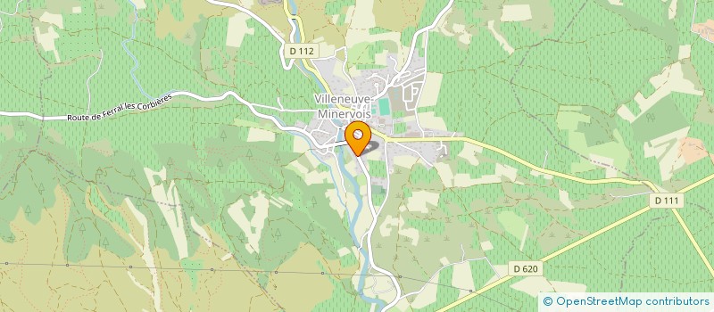 localisation de l'entreprise MONSIEUR JEAN LOUIS ROUBINEAU  VILLENEUVE-MINERVOIS